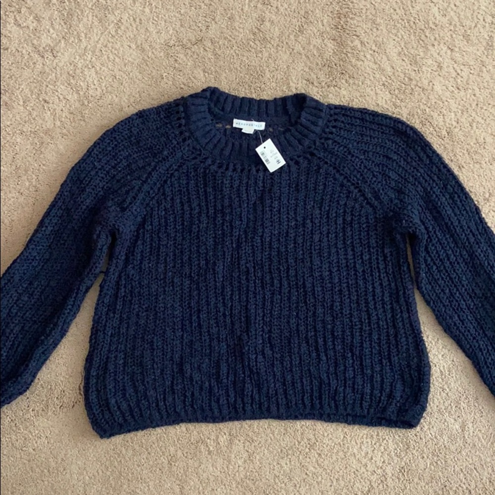Aeropostale navy blue knit sweater